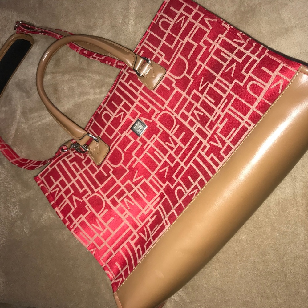 Diane Von Furstenberg DVF Laptop Bag Monogram